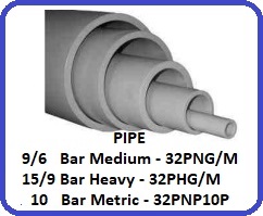 PIPE POLYPROPYLENE BEIGE STANDARD FITTINGS FOR PIPE