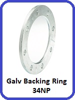 Galv Backing Ring 34NP