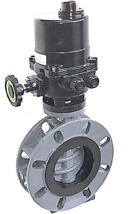 PVC Electric Actuated Butterfly Valve